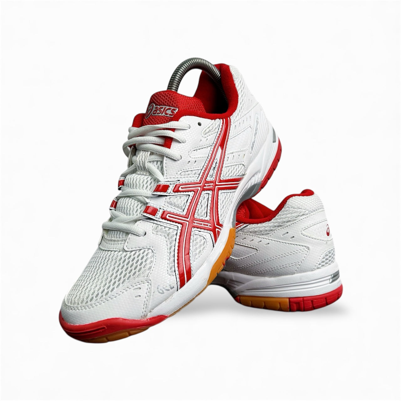 Asics Gel-Rocket 6 White/Red/Silver